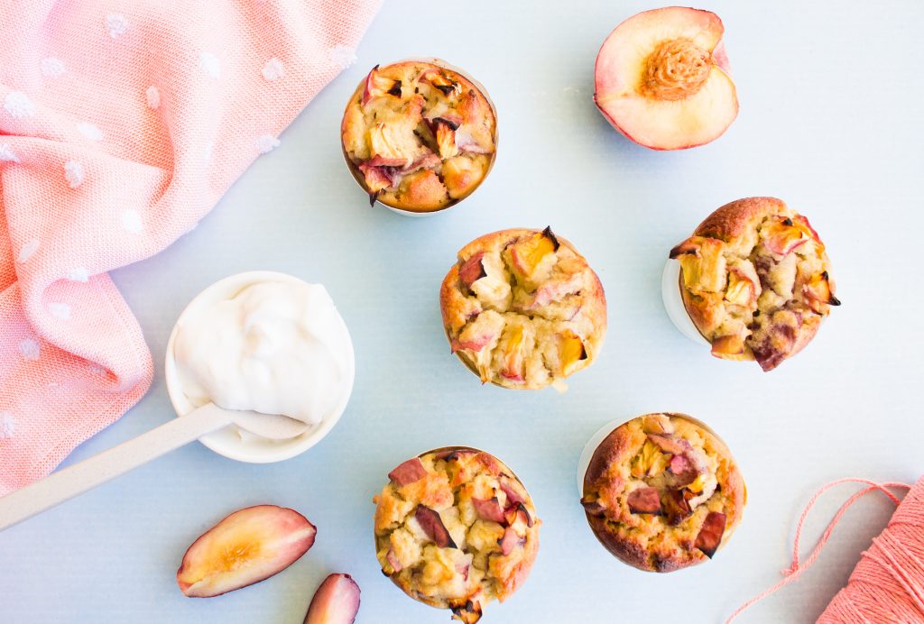 Peaches Cream Muffins Gluten Free