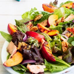 Salmon & Nectarine Salad