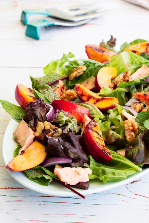 Salmon & Nectarine Salad