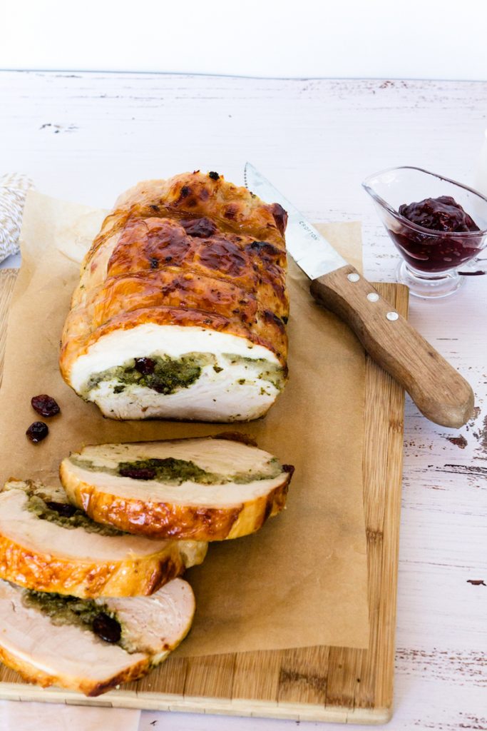 Gluten Free Stuffed Rolled Turkey
