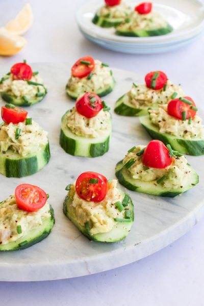 Tuna Avocado Toppers Recipe
