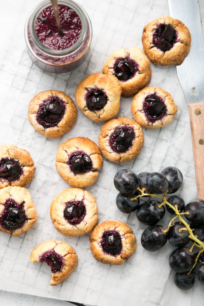 Gluten Free Grape Jam Drops