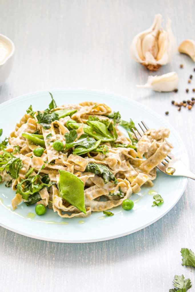 Creamy Dairy Free Alfredo Pasta Recipe