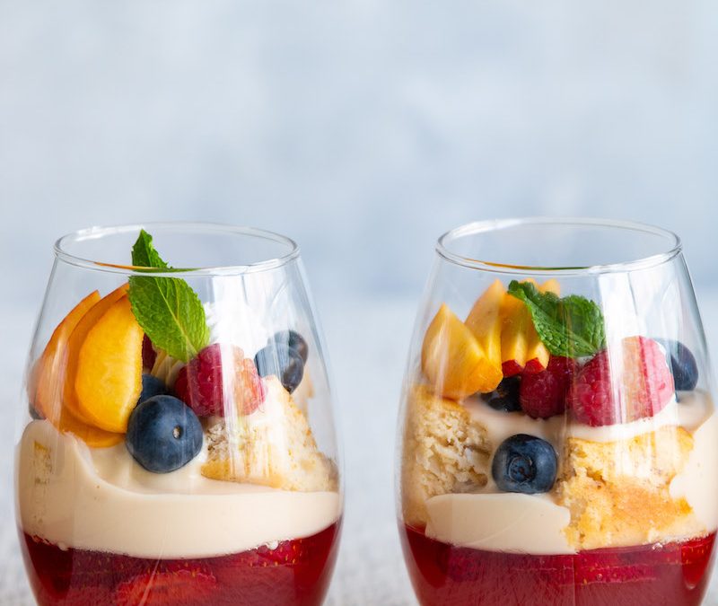 Healthy Gut Friendly Trifle