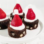 Gluten Free Santa Hat Brownies Easy Recipe