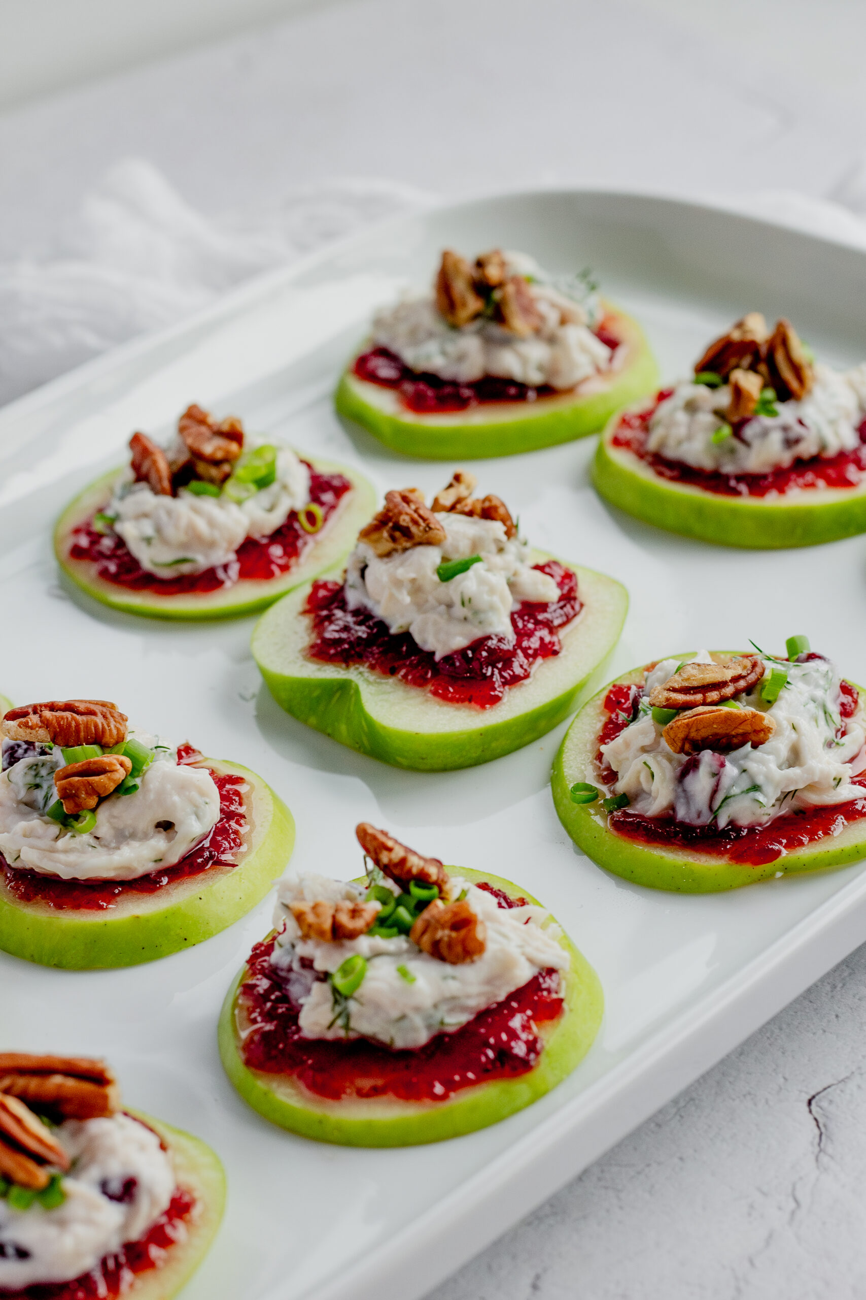 Apple, Turkey & Cranberry Canapés Recipe